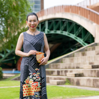 着物ドレス(総しぼり)